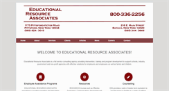 Desktop Screenshot of educationalresourceassociates.com