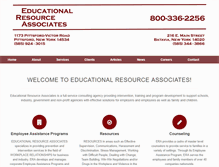 Tablet Screenshot of educationalresourceassociates.com